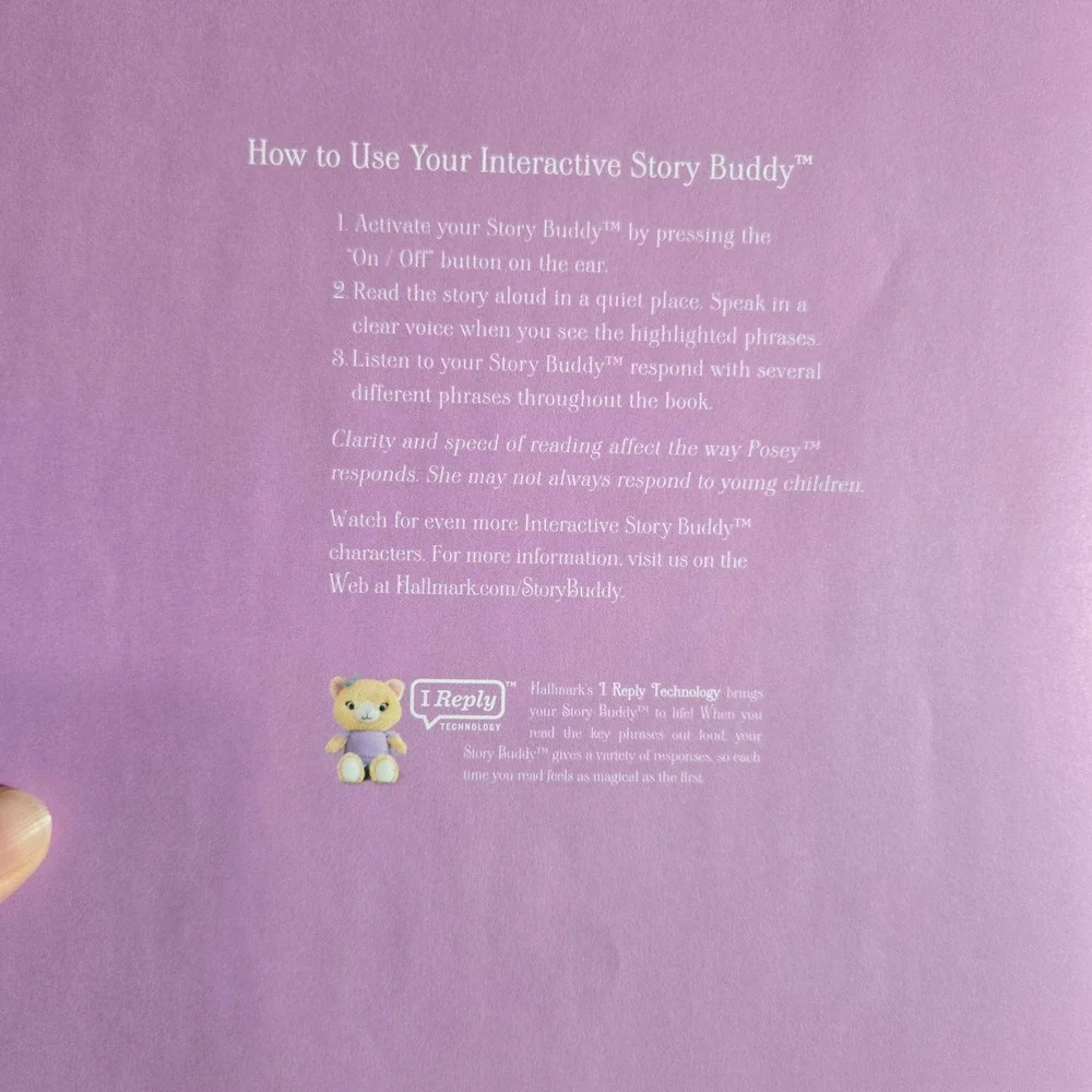 Hallmark Posey and the Purrfect Song Interactive Storybook Hardcover Book 3